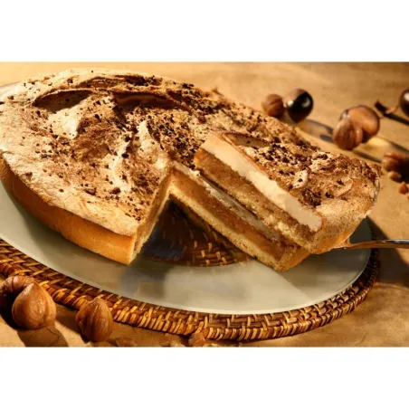 Chesnut and meringue tart
