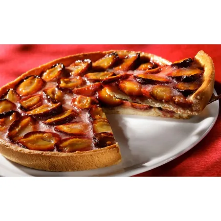 Damson tart full fruit