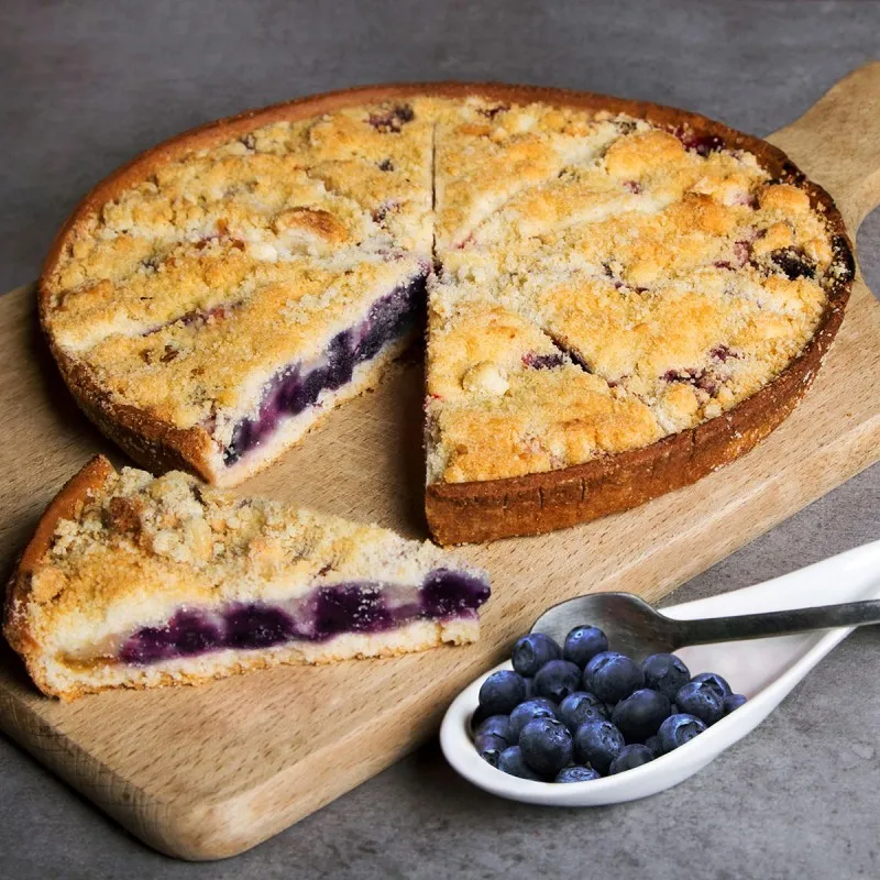 CRUMBLE AUX MYRTILLES