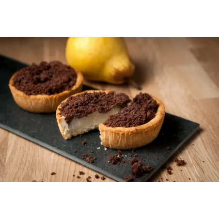 MINI PEAR AND CHOCOLATE CRUMBLE
