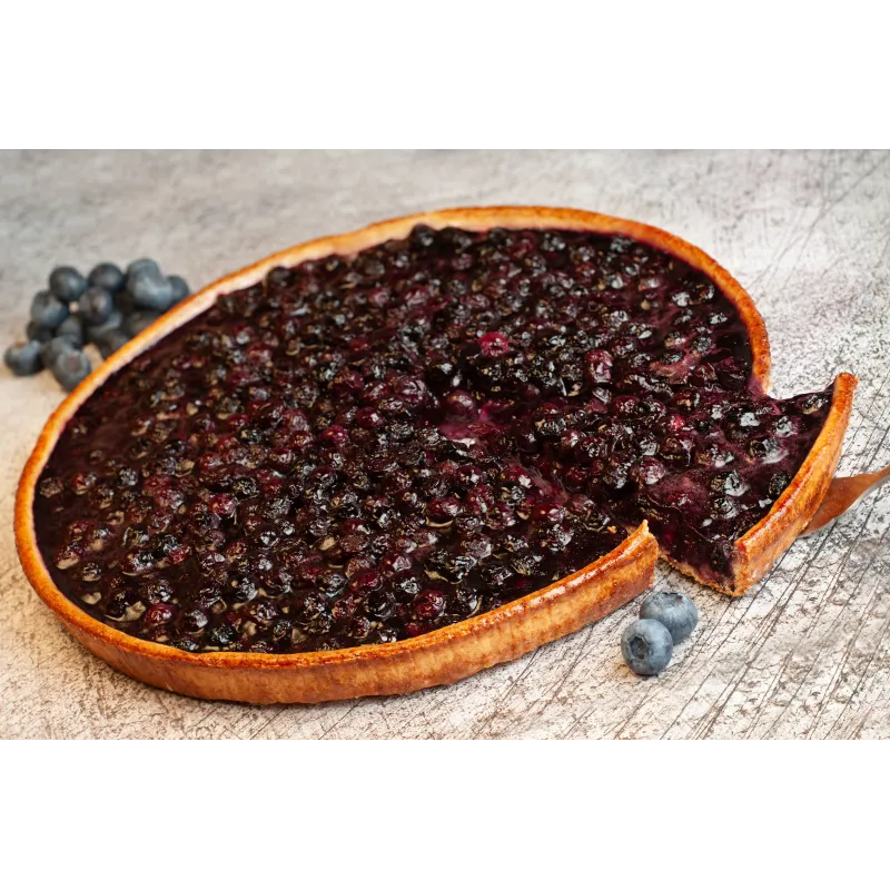 TARTE PLEIN FRUITS AUX MYRTILLES
