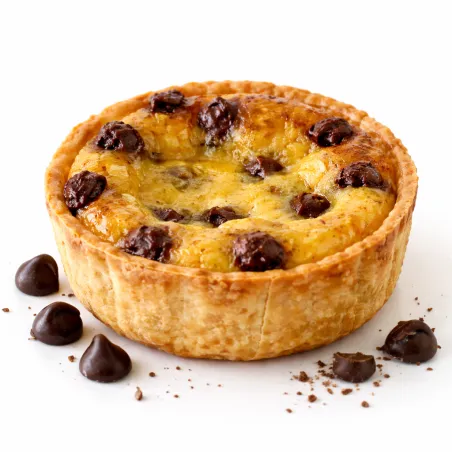 CHOCOLATE DROPS "FLAN" CUSTARD