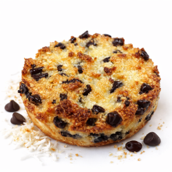 Macaroon coconut and chocolate