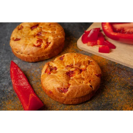 SWEET RED PEPPER AND CURRY CAKE